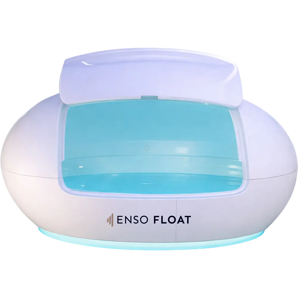 ENSO Float commercial float tank for wellness centres, spas and recovery facilities, positioned in a professional clinic or wellness facility