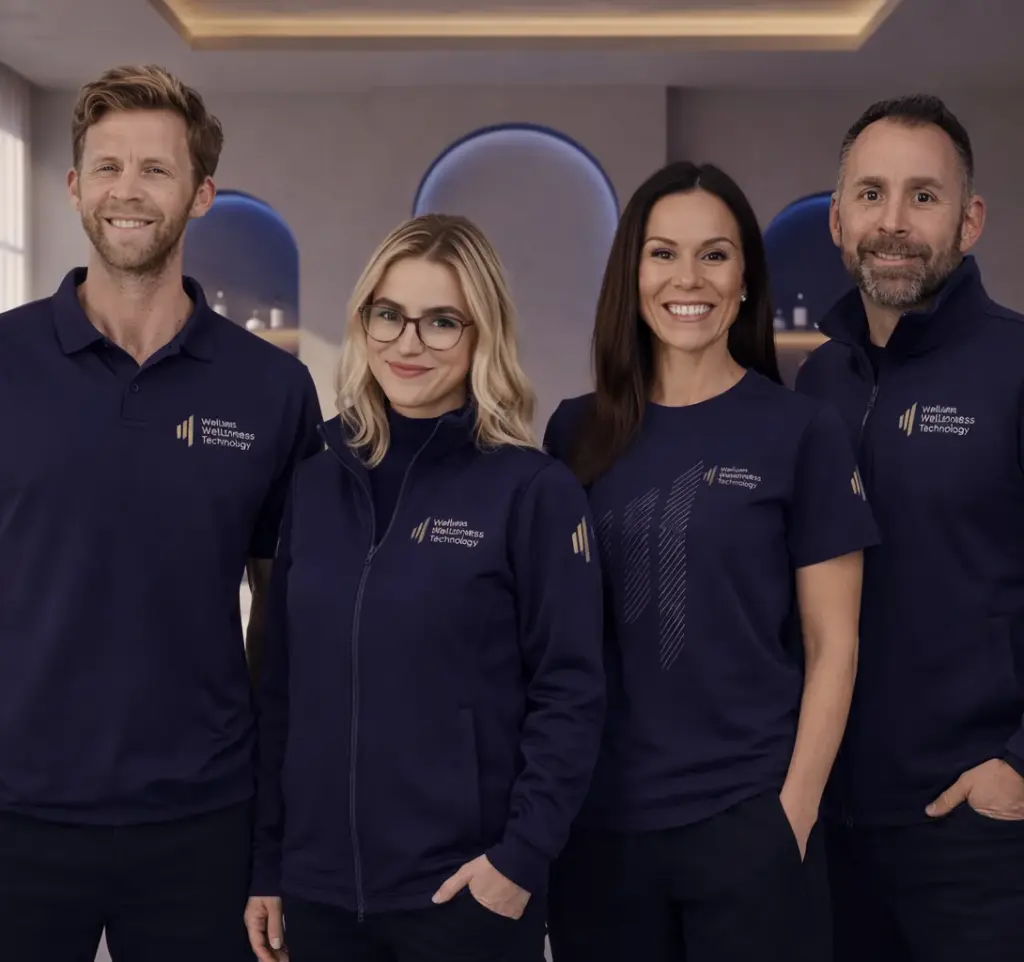 WA Tech team providing wellness and aesthetic technology solutions, with the WA Tech team