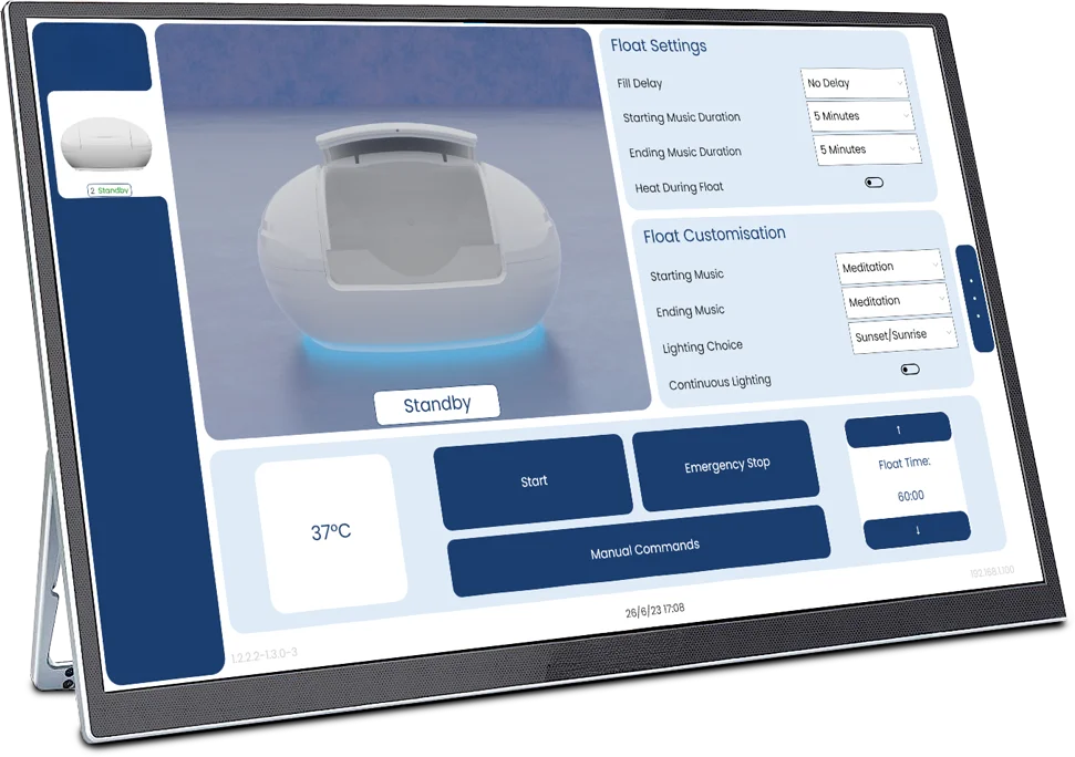 ENSO Float commercial float tank for wellness centres, spas and recovery facilities