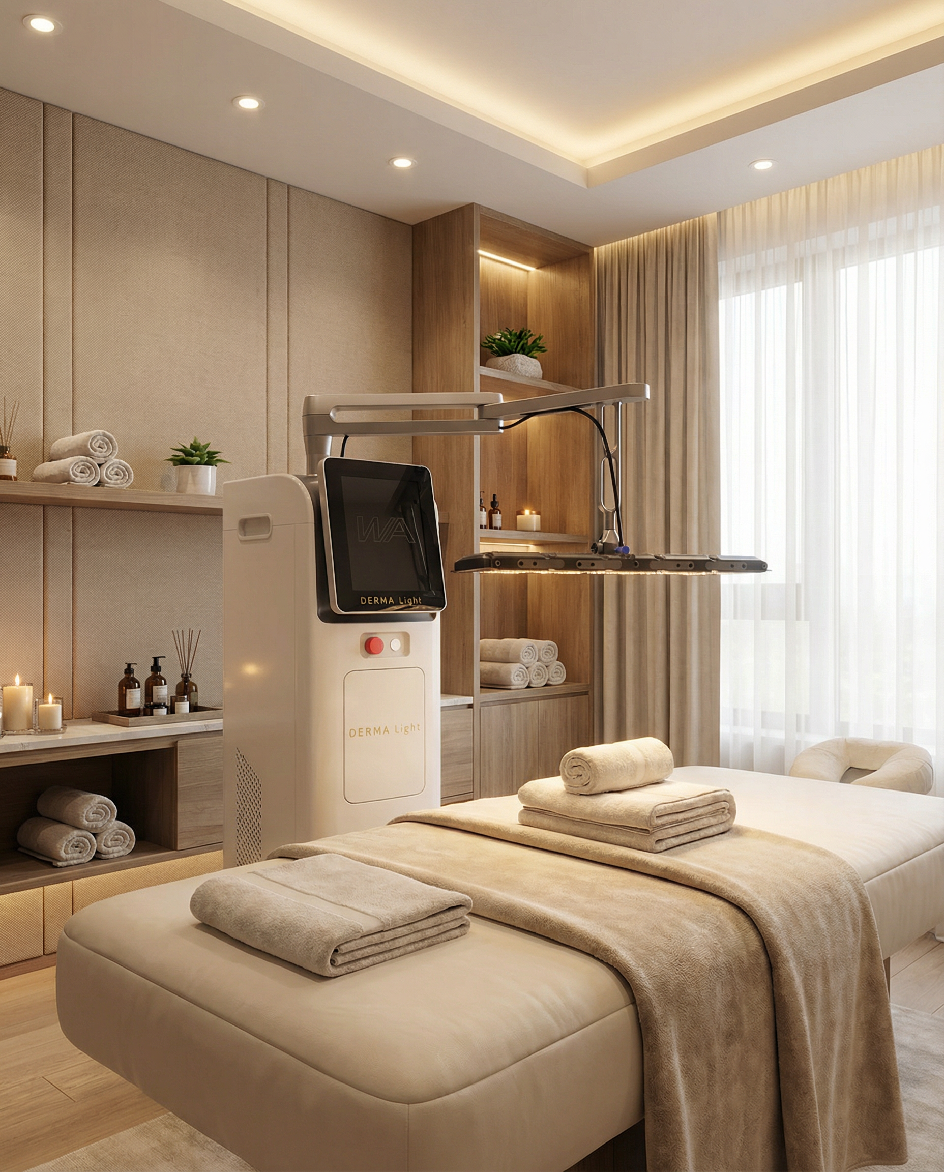 WA DermaLight professional LED light therapy system for aesthetic clinics