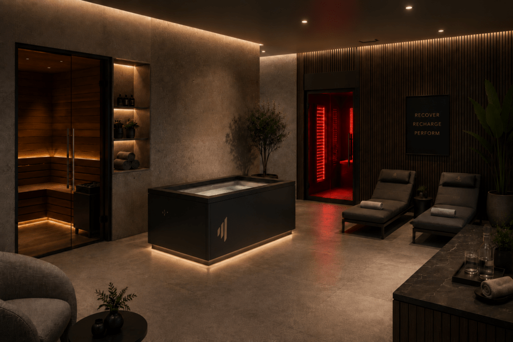 ENSO Ice commercial ice bath for wellness, fitness and recovery facilities