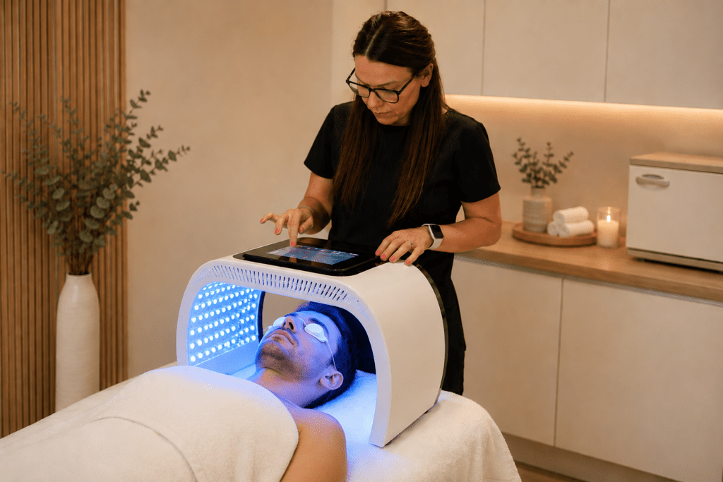 WA DermaLight professional LED light therapy system for aesthetic clinics
