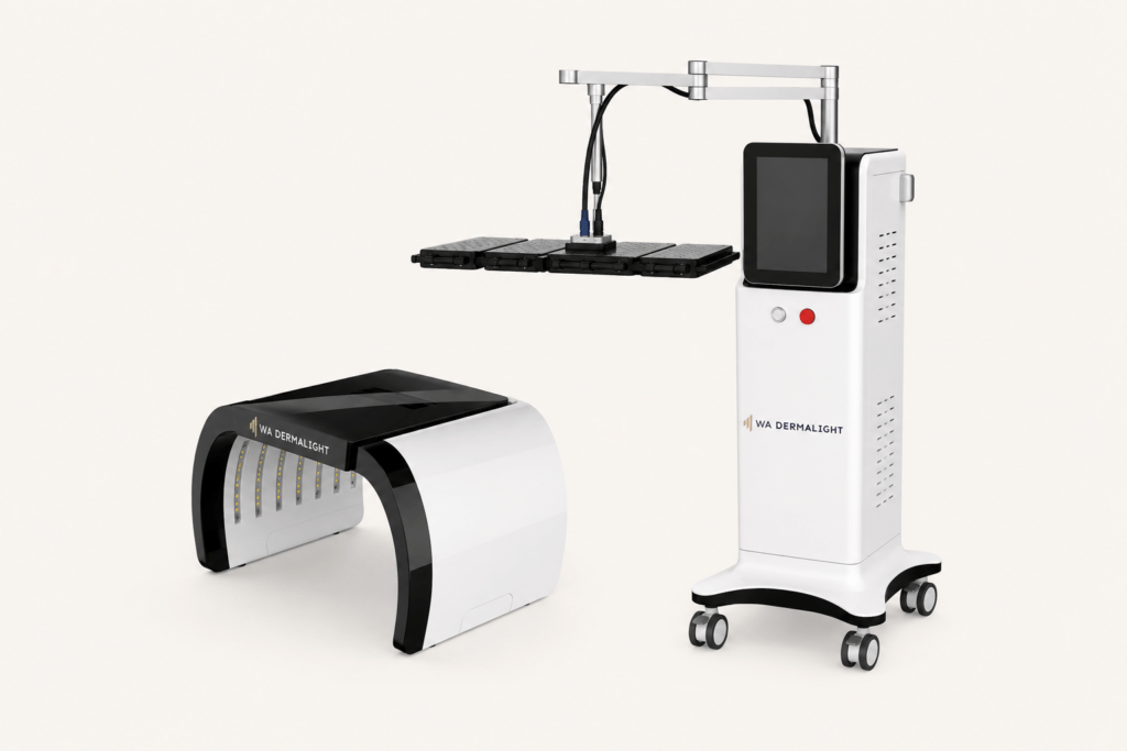 WA DermaLight professional LED light therapy system for aesthetic clinics