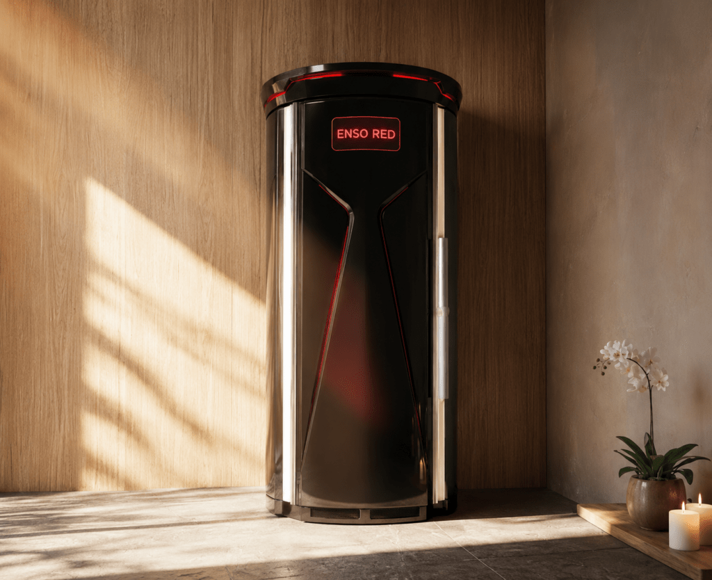 ENSO Red commercial red light therapy system for wellness and recovery facilities