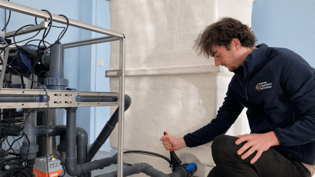 WA Tech providing professional on-site customer and product support, installed in a professional facility